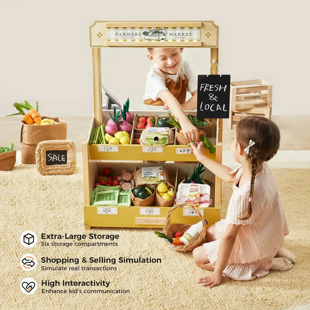 Set da Gioco "Mini Market" per Bambini Tiny Land®