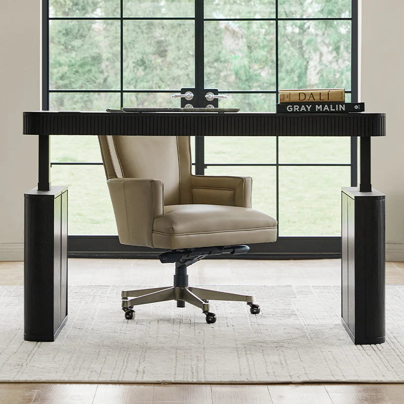 Scrivania Elettrica Regolabile in Altezza Baggio Moderna con Gestione Cavi